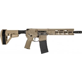 Diamondback DB15 Obsidian Pistol DB1984B061 300 Blackout 10" 30+1 Semi-Auto FDE M-LOK SBA5 Threaded Barrel
