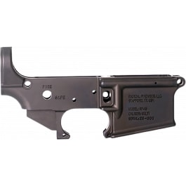 Radical Firearms AR-15 RF00966 Forged Stripped Lower Receiver, Rifle, Multi-Caliber, Black, Hardcoat Anodized, 7075-T6 Aluminum