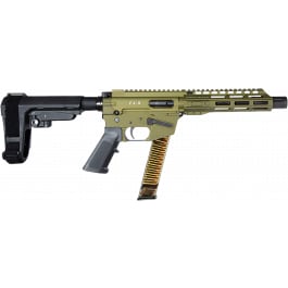 Freedom Ordnance Freedom Ordnance FX9P FX9P8S-ODG Pistol 9mm 8" 31+1 Semi-Auto OD Green, Glock Mag Compatible, Ambi Controls.