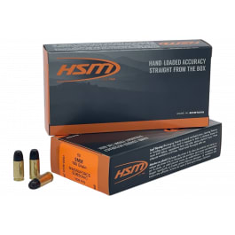 HSM Subsonic 9mm 180gr HCFN Ammunition - 50 rounds - 9mm-24-N
