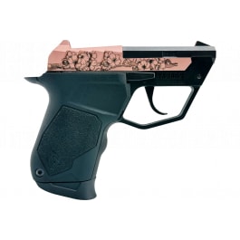 Taurus 22 TUC 22LR 2.5" Pistol 9rd DAO Cherry Blossom Engraved Rose Gold/Black