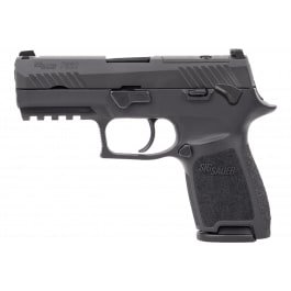 Sig Sauer P320 Compact 320C-9-BSSP-MS-MA 9mm 3.9" 10+1 Striker-Fired Pistol Optic Ready Nitron