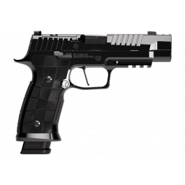 Sig Sauer 320SXGF9CWRES10 P320 SXG Reserve Full Size Frame 10+1 3.90" Black Barrel, High Polish DLC Stainless Steel Integrated Compensator/Optic Ready/Serrated Slide & Frame w/Beavertail & P