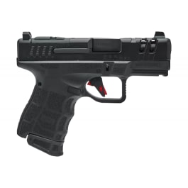 Sarsilmaz SAR9SCG3BL SAR9 SC Gen 3 Sub-Compact 15+1 3.30" Black Barrel, Black Steel Lightening Cut/Optic Ready/Serrated Slide, Black Polymer Frame & Textured Grip, RMSc Footprint
