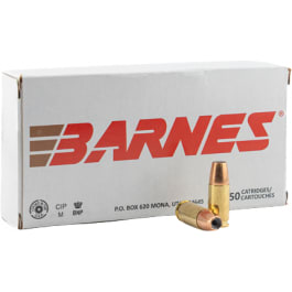 Barnes Bullets Barnes Bullets 32528 9mmLuger 115 GR Semi Jacketed Hollow Point 20 Per Box/10 Case - 20rd Box