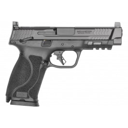 Smith & Wesson 14505 M&P M2.0 Full Size 10+1 4.60" Black Armornite Stainless Steel Barrel & Optic Cut/Serrated Slide, Black Polymer Frame w/Picatinny Rail, Interchangeable Palmswell Grip