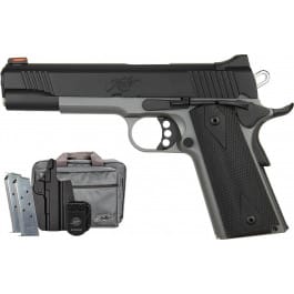 Kimber Custom LW Shadow Ghost Bundle 45 ACP 5" 7+1 Single Action Aluminum Frame