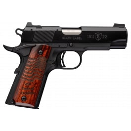 Browning 1911-22 Black Label Medallion 250 Compact Pistol 051072490 22 LR 3.63" 10+1 SA Engraved Grips