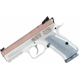 CZ-USA CZ Shadow 2 Compact 86158 Pistol 9Mm Luger 4" 15+1 Double/Single Action Optics-Ready Rose Silver Grips