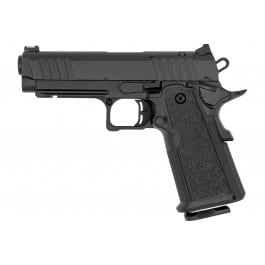 Tisas Carry 9 1911DS 12500020 9mm Pistol, 4.25" Barrel, 18+1, Single Action, Optics-Ready, Black QPQ