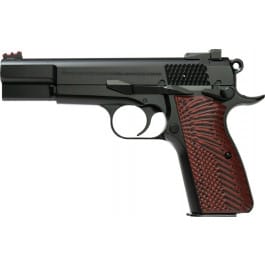 Tisas Regent BR9 Sport BLK 12500024 Pistol 9mm 4.67" 15rd Single-Action Steel Frame QPQ Finish G10 Grips