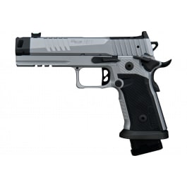 Sig Sauer P211 Quicksilver 211F-9-GTO-SILVER 9mm Pistol 4.4" Barrel 23+1 SAO Optics-Ready Compensated