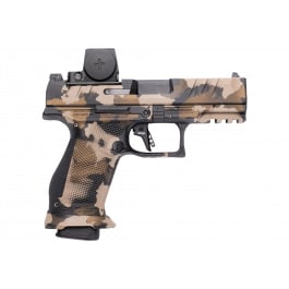 CNC Firearms Walther PDP Ledger Pro-E Compact CNCLEDGER9VM Pistol 9mm 4" 18+1 Striker-Fired Desert Camo Optics-Ready