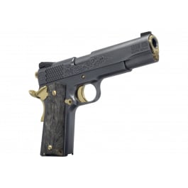 Dickinson LLC Adam 1911 Titan DKSN45TBP Pistol .45 ACP 5" 8+1 SAO Steel Frame Black Barrel Beavertail