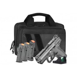 Smith & Wesson M&P9 Shield X Bundle 14955 9mm 3.6" 15+1 Striker-Fired Optics-Ready Pistol