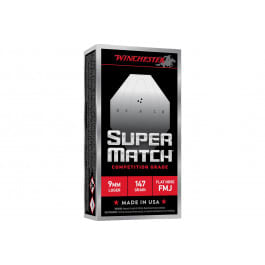 Winchester WINCHESTER AMMO 9mm Luger FN Super Match 147Gr 50rd