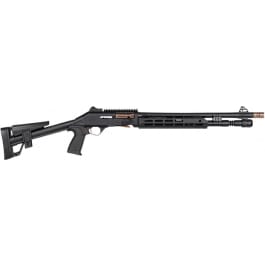 Panzer Arms M4 Speed Pro PAM4CSBBTMFSS Shotgun 12 Gauge 18.5" 5+1 Semi-Auto Ported Barrel Skeleton Stock Black