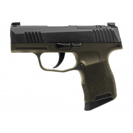 Sig Sauer P365 Fortunate Son 9mm Pistol 365-9-BXR3-FS 3.1" Barrel 10+1 Striker-Fired Optic-Ready XRAY3 OD Green