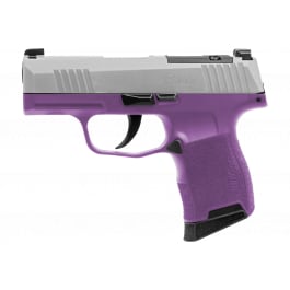 Sig Sauer P365 Purple Rain 365-9-TXR3-PR Pistol 9mm 3.1" 10+1 Striker-Fired Optic-Ready Stainless/Purple