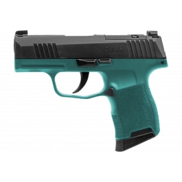 Sig Sauer P365 Bama Breeze 365-9-BXR3-BB 9mm Pistol 3.1" Barrel 10+1 Optic-Ready Teal Cerakote