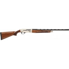 TriStar Viper G3 Silver 26170 12 Gauge 28" 5+1 Semi-Auto Shotgun Fiber Optic Walnut Stock