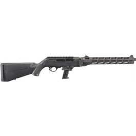 Ruger 19115 PC Carbine  9mm Luger 16.12" 17+1 Black Hard Coat Anodized Threaded Fluted M-LOK