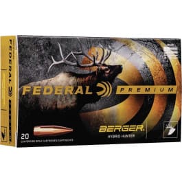 Federal Federal P280AIBCH1 Premium 280 Ackley Improved 168 gr Berger Hybrid Hunter - 20rd Box