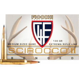 Fiocchi Ammunition Fiocchi 65CMSCA Extrema 6.5 Creedmoor 130 gr Swift Scirocco II Boat-Tail Spitzer - 20rd Box