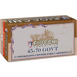 Fiocchi Ammunition Fiocchi 4570A Cowboy Action 45-70 Gov 405 gr Lead Round Nose Flat Point (LRNFP) - 20rd Box