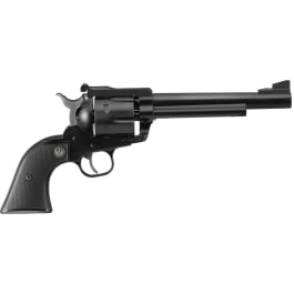 Ruger 0316 Blackhawk Blued Single .357 6.5" 6 Black Rubber Blued Revolver