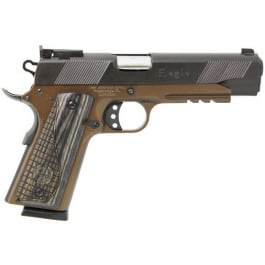 Iver Johnson Eagle LR-MB 1911 Pistol, .45 ACP, 5" Barrel, 8-Round, Single Action, Light Rail, Matte Blued/Midnight Bronze, Adjustable Sights.