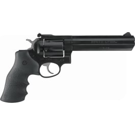 Ruger 1704 GP100 Standard DA/SA .357 6" 6 Hogue Monogrip Black Blued Revolver