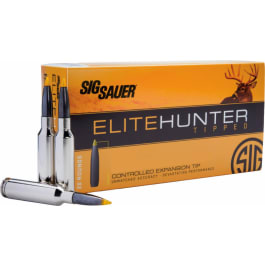 Sig Sauer Sig Sauer E3006TH220 Elite Hunter Tipped 30-06 Springfield 165 gr Controlled Expansion Tip - 20rd Box