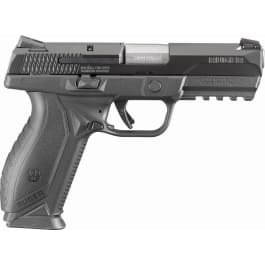 Ruger 8605 American DA/SA 9mm 4.2" 17+1 Black Interchangeable Backstrap Black