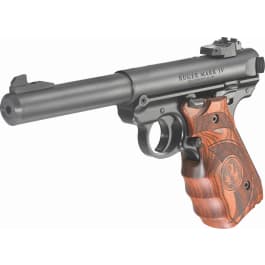 Ruger 40159 Mark IV Target SA .22 LR 5.5" 10+1 Laminate Wood Grip Black