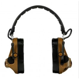 Peltor MT20H682FB09CY ComTac V Hearing Defender Headset 23 dB Over the Head Coyote Ear Cups with Black Headband for Adults 1 Pair