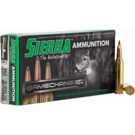 Sierra Bullets Sierra A410302 GameChanger 243 Win 90 gr Tipped GameKing - 20rd Box
