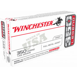 Winchester Ammo USA3501 USA 350 Legend 145 gr Full Metal Jacket (FMJ) - 20rd Box