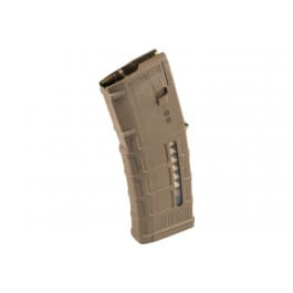 Magpul MAG556-MCT PMAG GEN M3 Window AR15/M4 223 Rem/5.56x45mm 223 Rem/5.56 NATO 30 Round Polymer Medium Coyote Tan