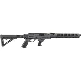 Ruger 19122 PC Carbine  9mm Luger 16.12" 17+1 Black Hard Coat Anodized Black Adjustable Magpul MOE Stock Right Hand