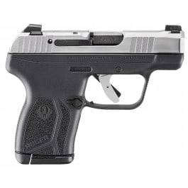 Ruger LCP Max Compact Semi-Automatic .380 ACP Pistol, Ruger 75th Anniversary Engraved Stainless Steel Slide, Black Polymer Frame, 2.80" Barrel, 10+1 Capacity - 13775