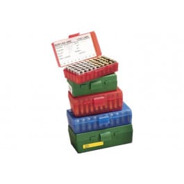 MTM Products MTM Case-Gard P503210 Case-Gard P-50 Multi-Caliber Handgun Green Polypropylene 50rd