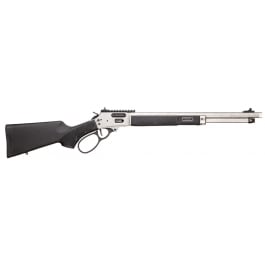 Smith & Wesson 1854 Stainless Steel Lever Action .44 Mag Rifle, 19.25" Barrel, 9+1 Capacity - Threaded Barrel, Picatinny Rail Receiver, Fixed Polymer Stock - 13812