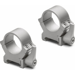 Leupold 2-Piece <em>Precision</em>-Fit QRW2 Weaver-Style <em>Rings</em> 1" Medium - Silver