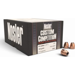 Nosler Nosler 44847 Custom Competition Hollow Point 45 Caliber .451 185 GR 250 Per Box