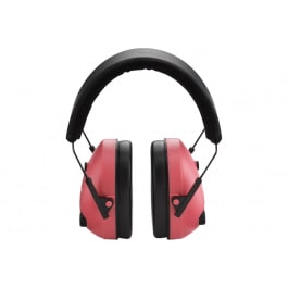 Champion Targets 40975 <em>Electronic</em> Muffs  25 dB Over the Head Pink <em>Ear</em> Cups with Adjustable Black Headband for Adults
