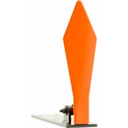 Champion <em>Targets</em> 44886 .22 Diamond Pop-Up Target Rimfire Rifles Orange Steel Diamond Standing Includes Ground Stakes