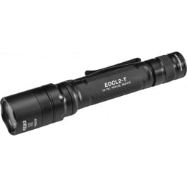 <em>SureFire</em> EDCL2T Everyday Carry 2 Dual-Output Black Anodized Aluminum White LED 5/1200 Lumens 210 Meters Range