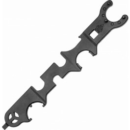 UTG TL-ARWR01 <em>Armorer's</em> Combo <em>Wrench</em> Black Phosphate Steel <em>AR</em>-Platform