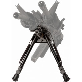 Blackhawk Blackhawk 71BP11BK Sportster Pivot + Traverse Bipod 13.50-23" Black Anodized Metal Sling Swivel Attached with Rubber Feet